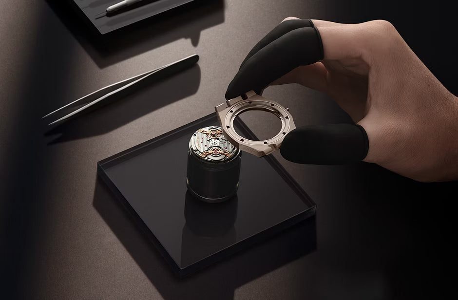 Sand Gold Multi-Display Watch – Integrated Bracelet