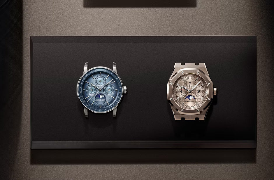 Sand Gold Multi-Display Watch – Integrated Bracelet