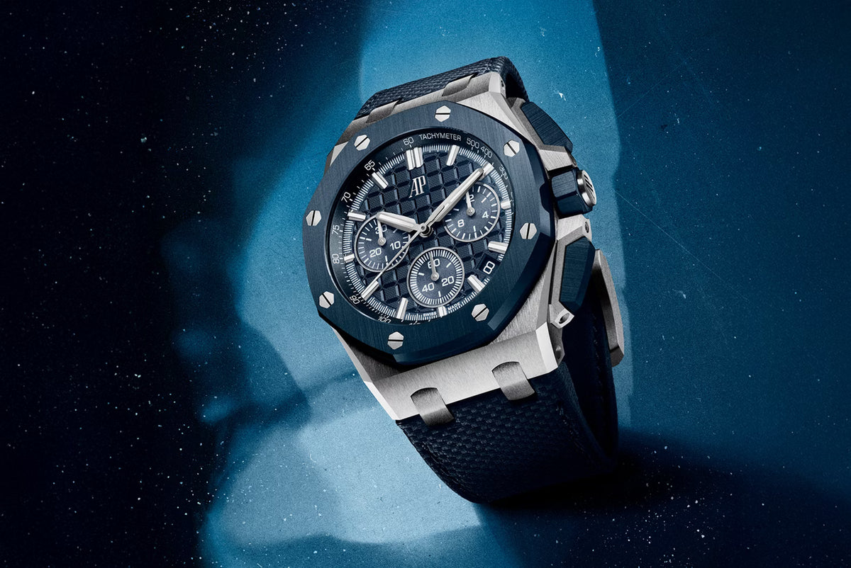 Deep Blue Multi-Display Sport Watch – Silver-Tone Case & Blue Strap