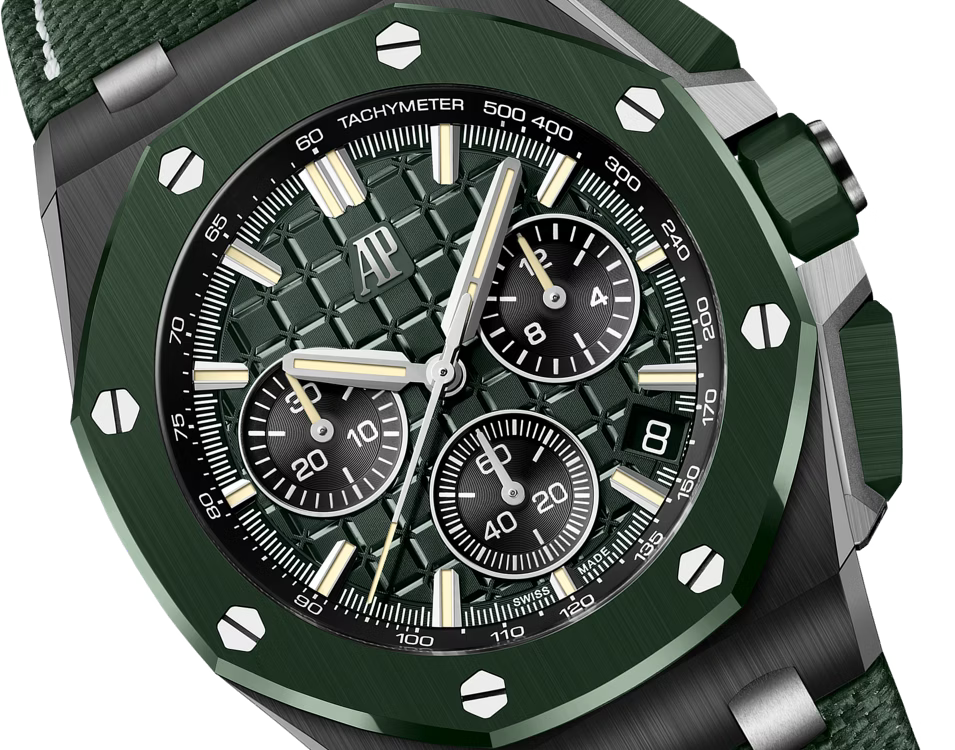 Forest Green Multi-Display Sport Watch – Dark Case & Green Strap