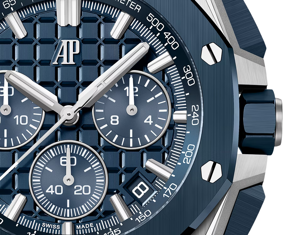 Deep Blue Multi-Display Sport Watch – Silver-Tone Case & Blue Strap
