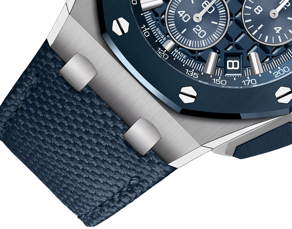 Deep Blue Multi-Display Sport Watch – Silver-Tone Case & Blue Strap
