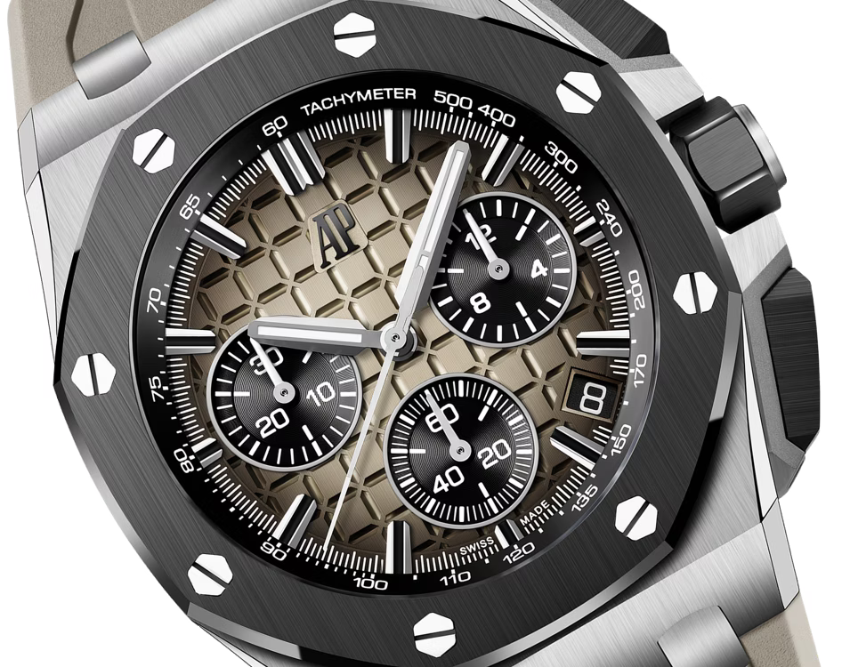 Smoked Taupe Multi-Display Sport Watch – Silver-Tone Case & Taupe Strap
